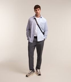 Calça de Alfaiataria com Elastano