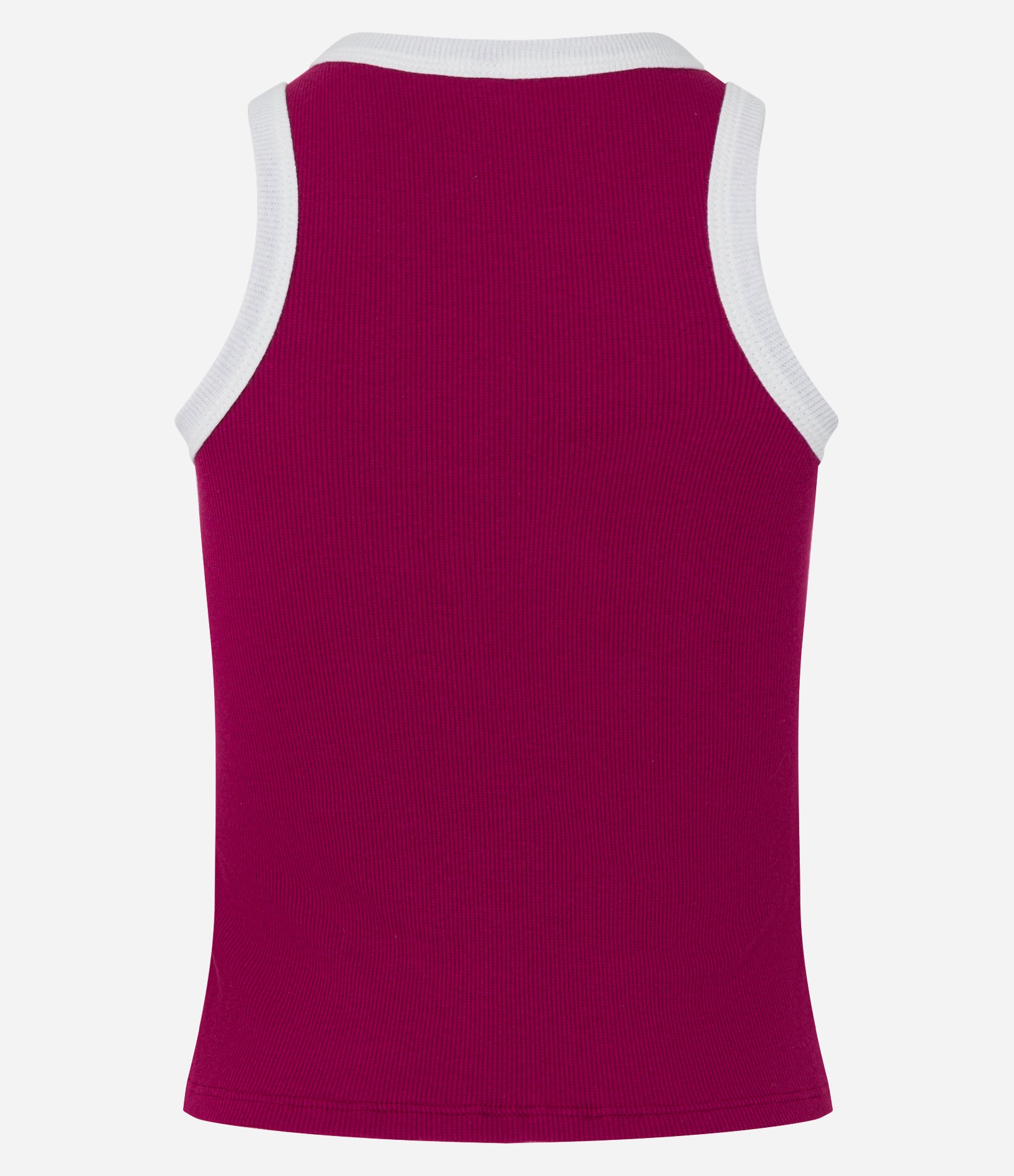 Blusa Regata em Ribana com Cava Contrastante 7