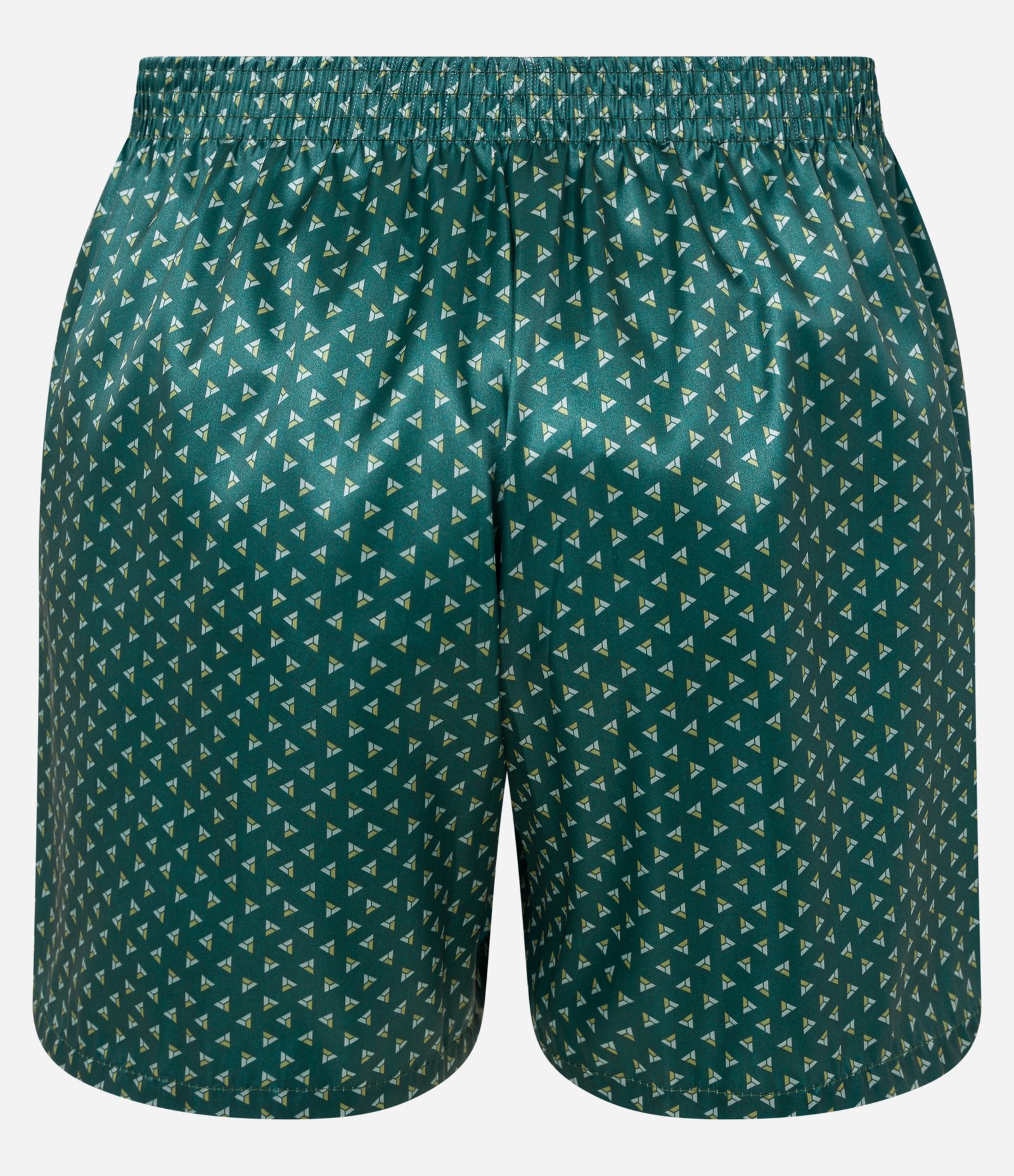 Cueca Samba Canção em Charmouse com Estampa de Mini Triângulos Verde 6