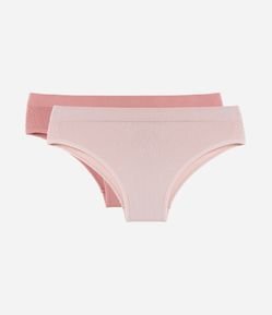 Kit 02 Calcinhas Biquíni Sem Costura DelRio