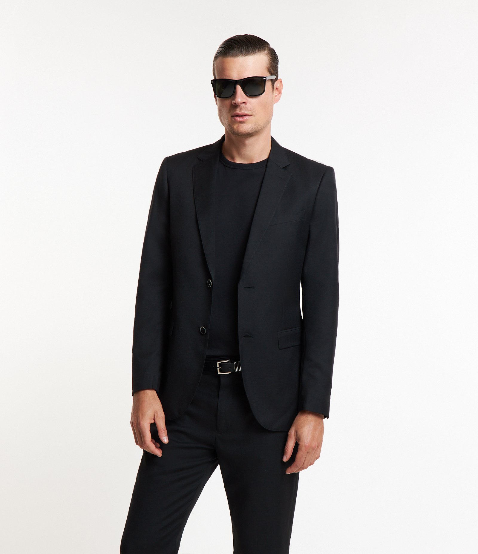 Paletó Slim Alfaiatado com Gola Lapela e Bolsos Preto 2