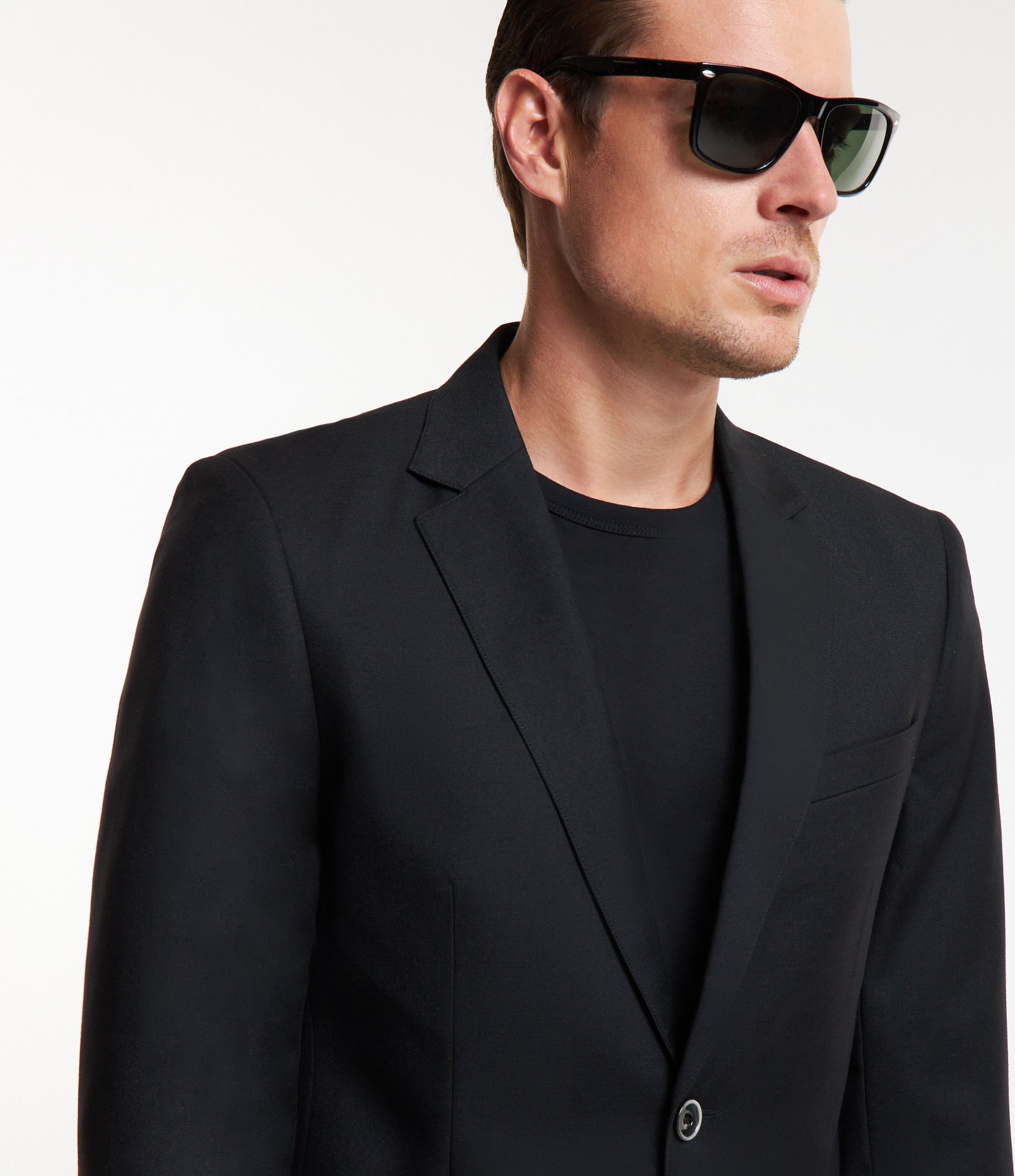 Paletó Slim Alfaiatado com Gola Lapela e Bolsos Preto 4