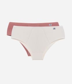 Kit 02 Calcinhas Altas em Algodão DelRio