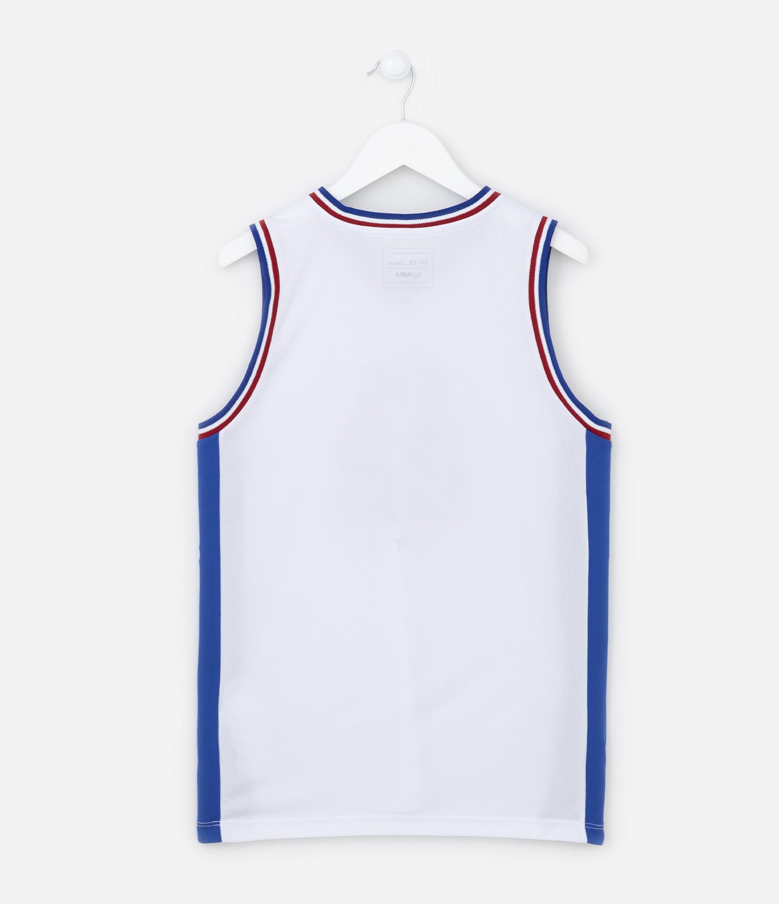 Regata Esportiva Infantil com Estampa de Basquete Sportcore - Tam 5 a 14 anos Branco 2