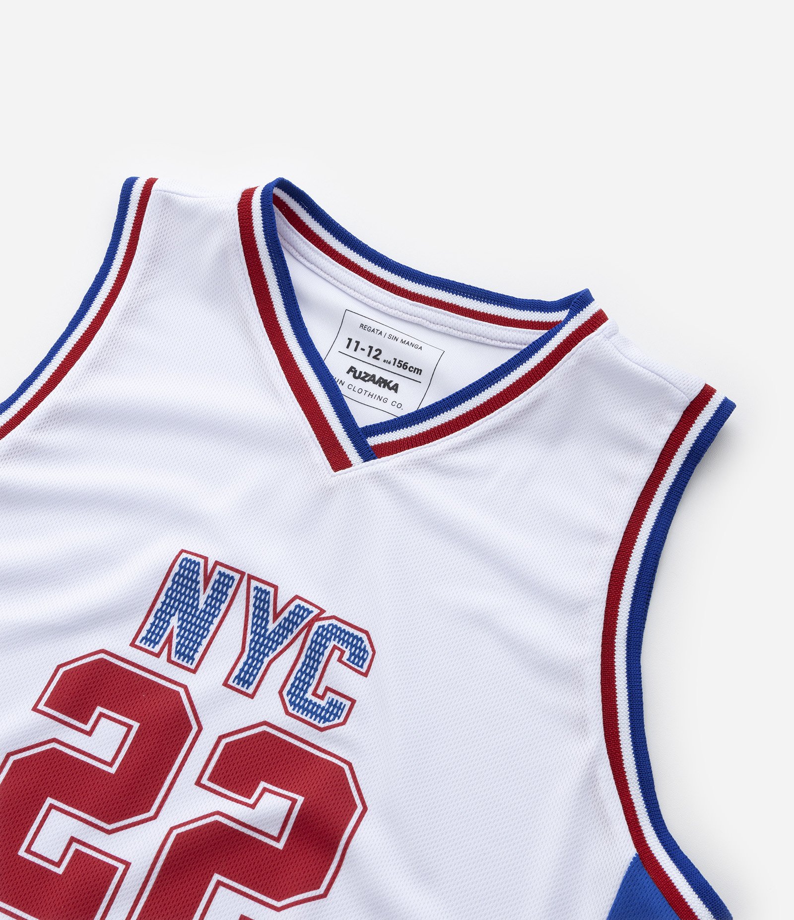 Regata Esportiva Infantil com Estampa de Basquete Sportcore - Tam 5 a 14 anos Branco 6