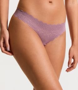 Calcinha Biquíni Fio em Laise Floral