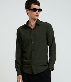 Camisa Slim em Fibra de Bambu