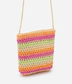 Bolsa Infantil em Palha Trançada - Tam U