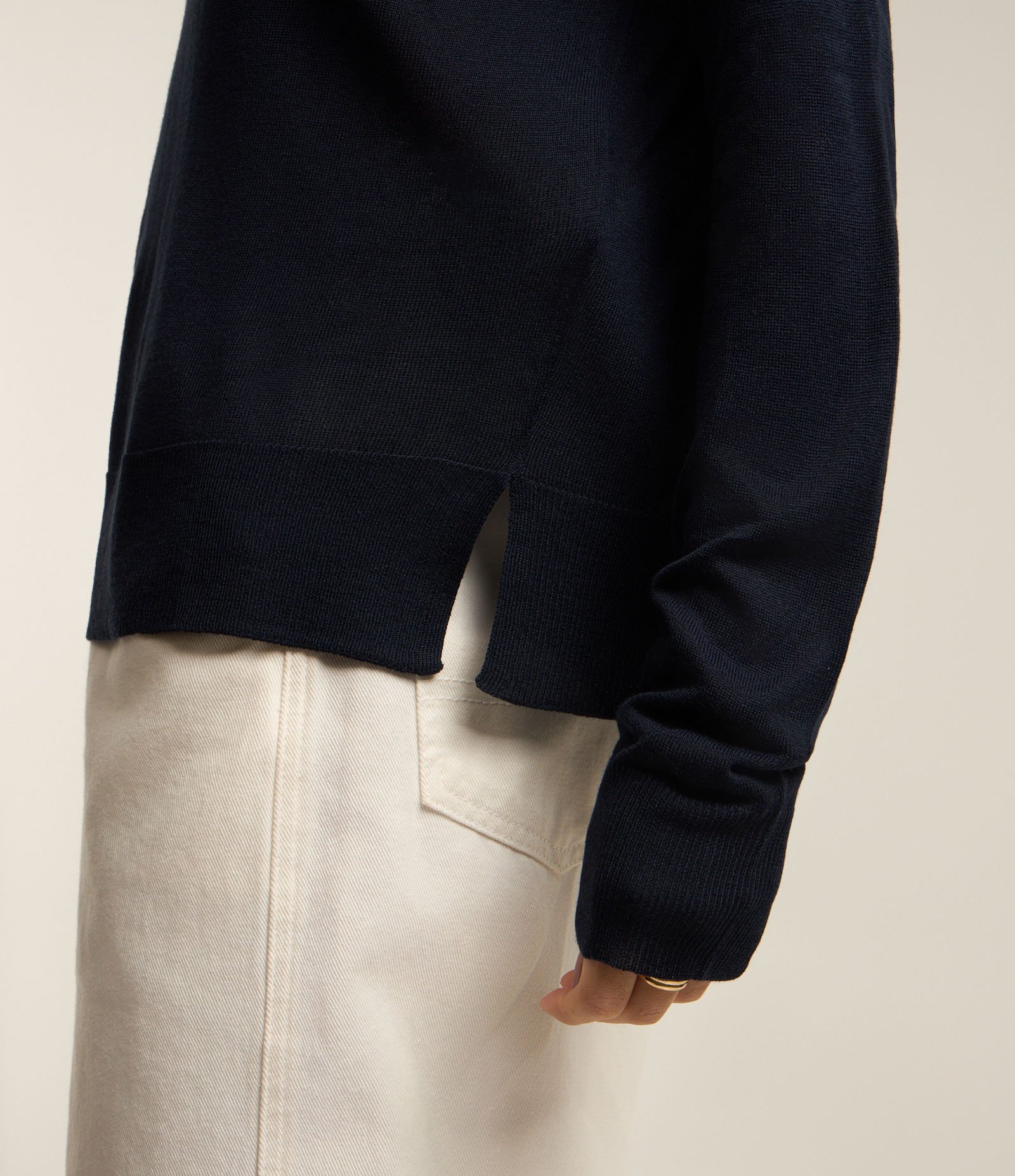 Suéter em Tricô com Gola Redonda 3