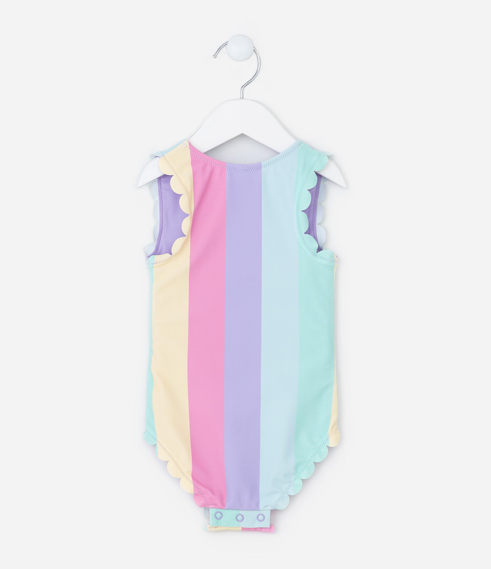 Maiô Infantil com Proteção UV e  Blocos de Cor  Tam 1 ao 4 Anos Azul/Lilás/Rosa/Amarelo/Verde 2