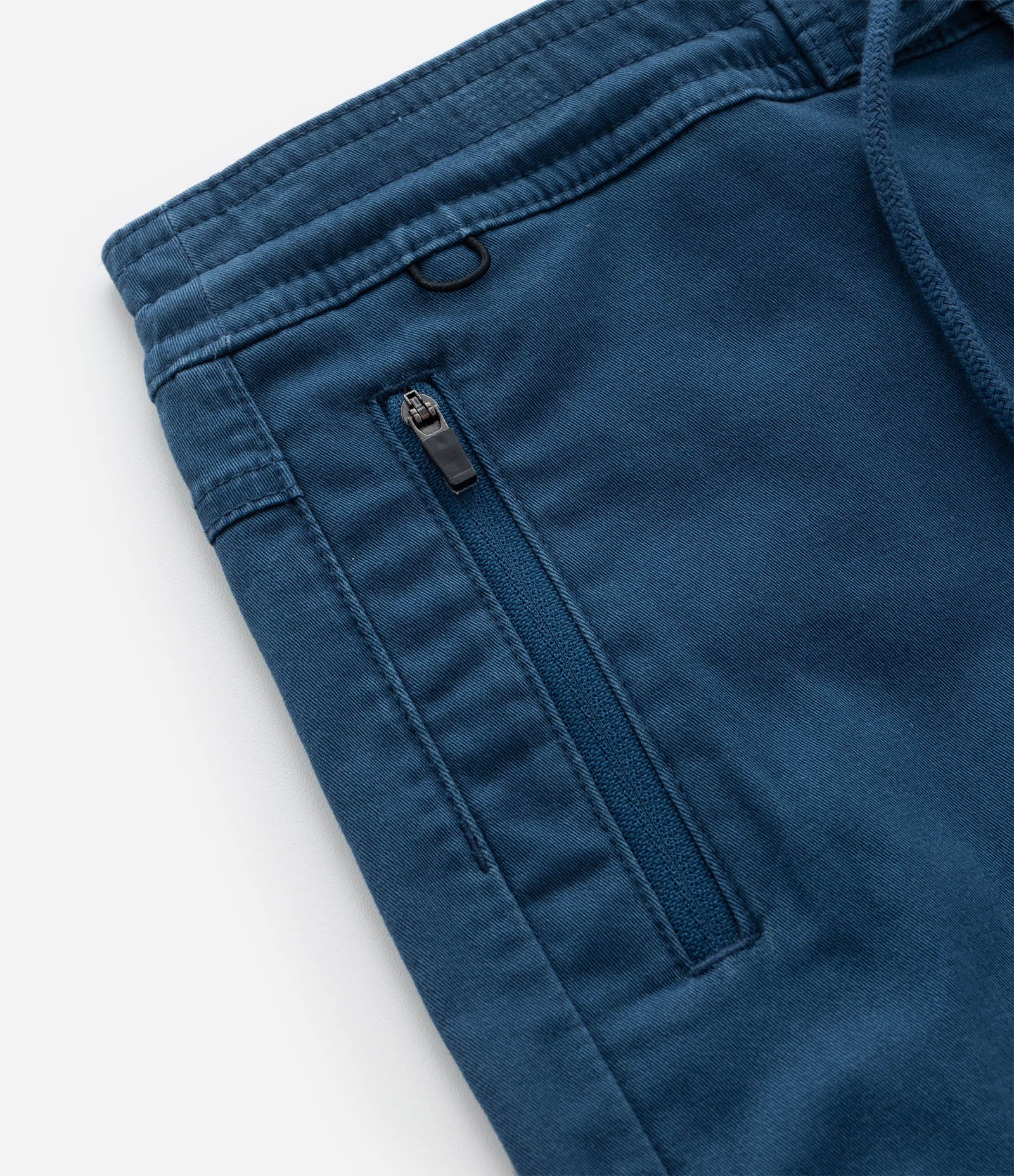 Bermuda Infantil em Sarja com Fenda na Barra - Tam 5 a 14 Anos Azul 6