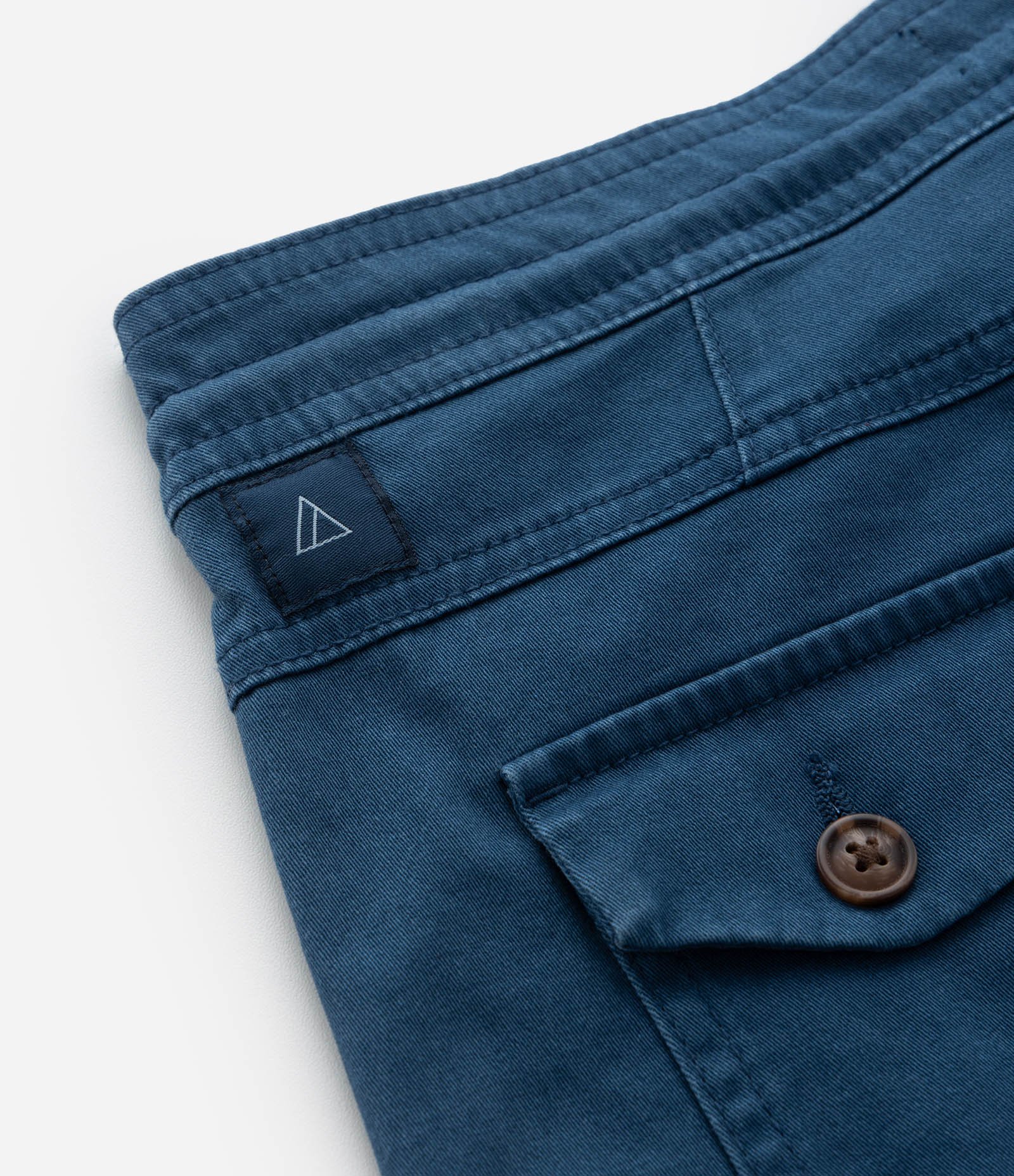 Bermuda Infantil em Sarja com Fenda na Barra - Tam 5 a 14 Anos Azul 7