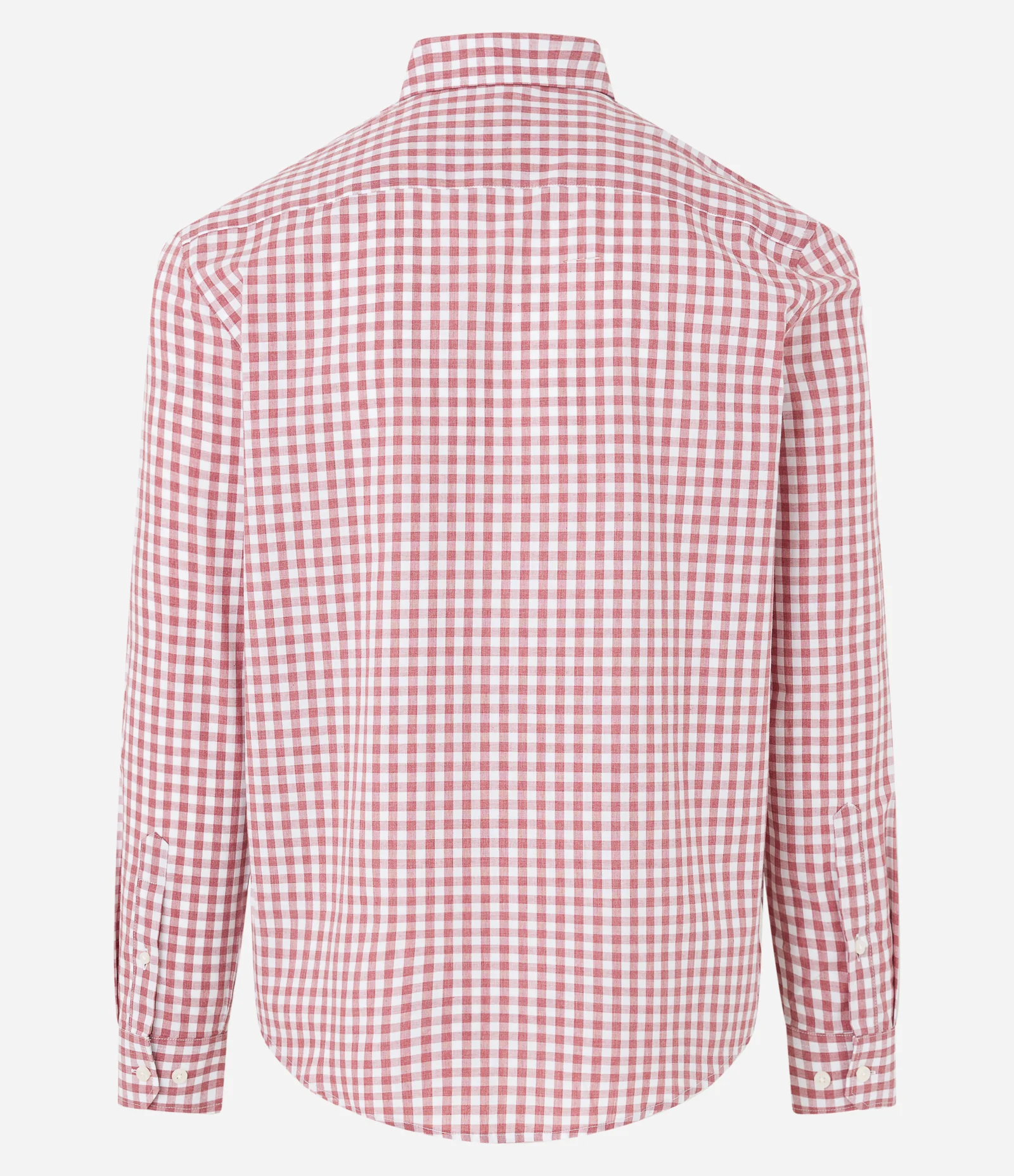 Camisa Comfort em Algodão com Estampa Xadrez Rosa 2