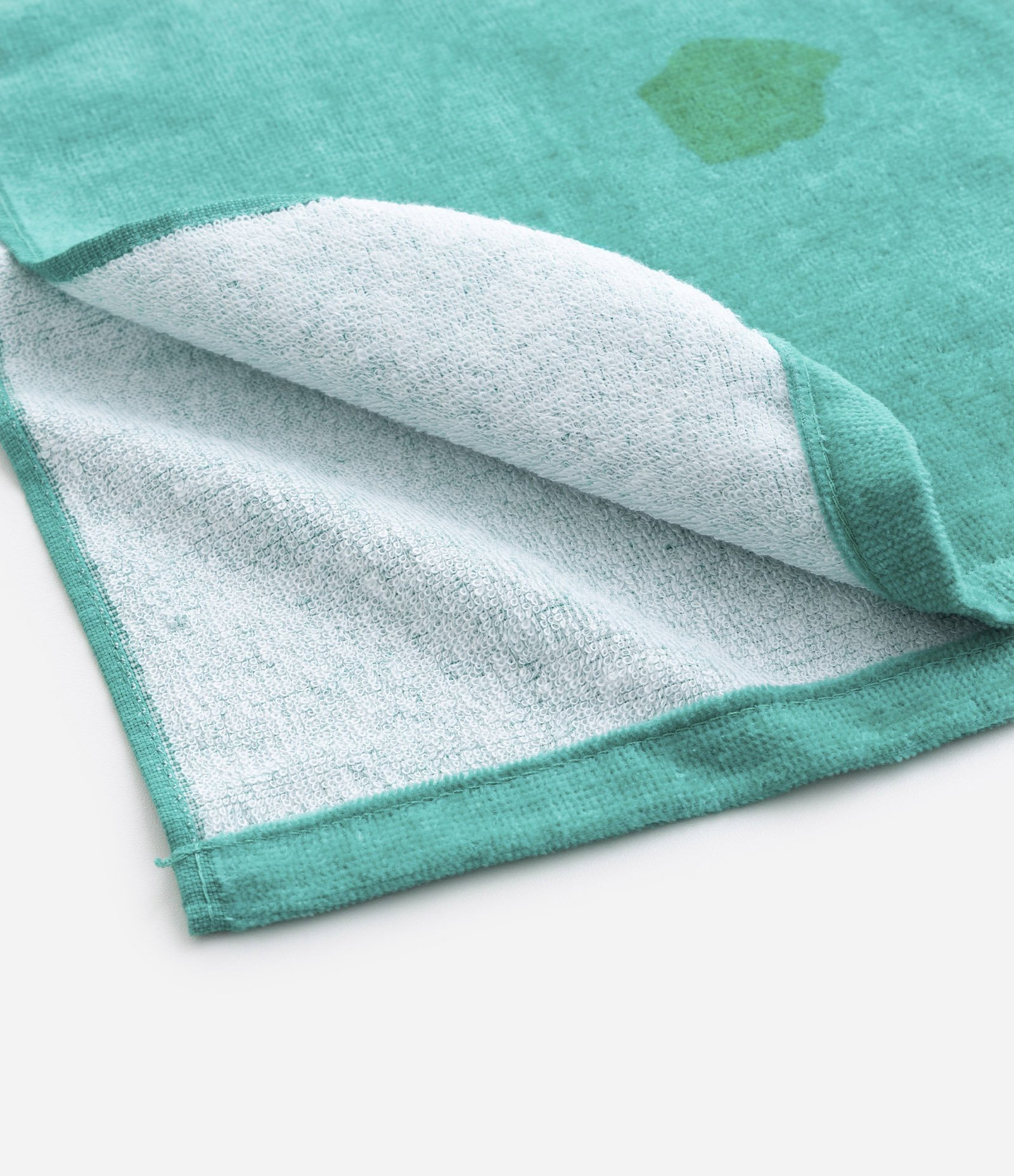 Poncho Infantil Atoalhado com Capuz e Estampa Dino - Tam U Verde 3