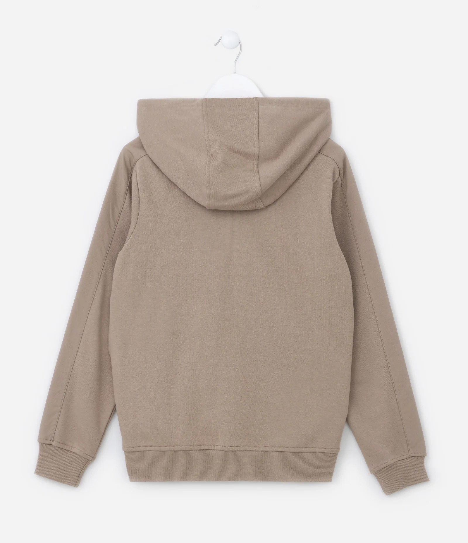 Jaqueta Infantil com Bolsos e Recortes - Tam 5 a 14 Anos Marrom 2