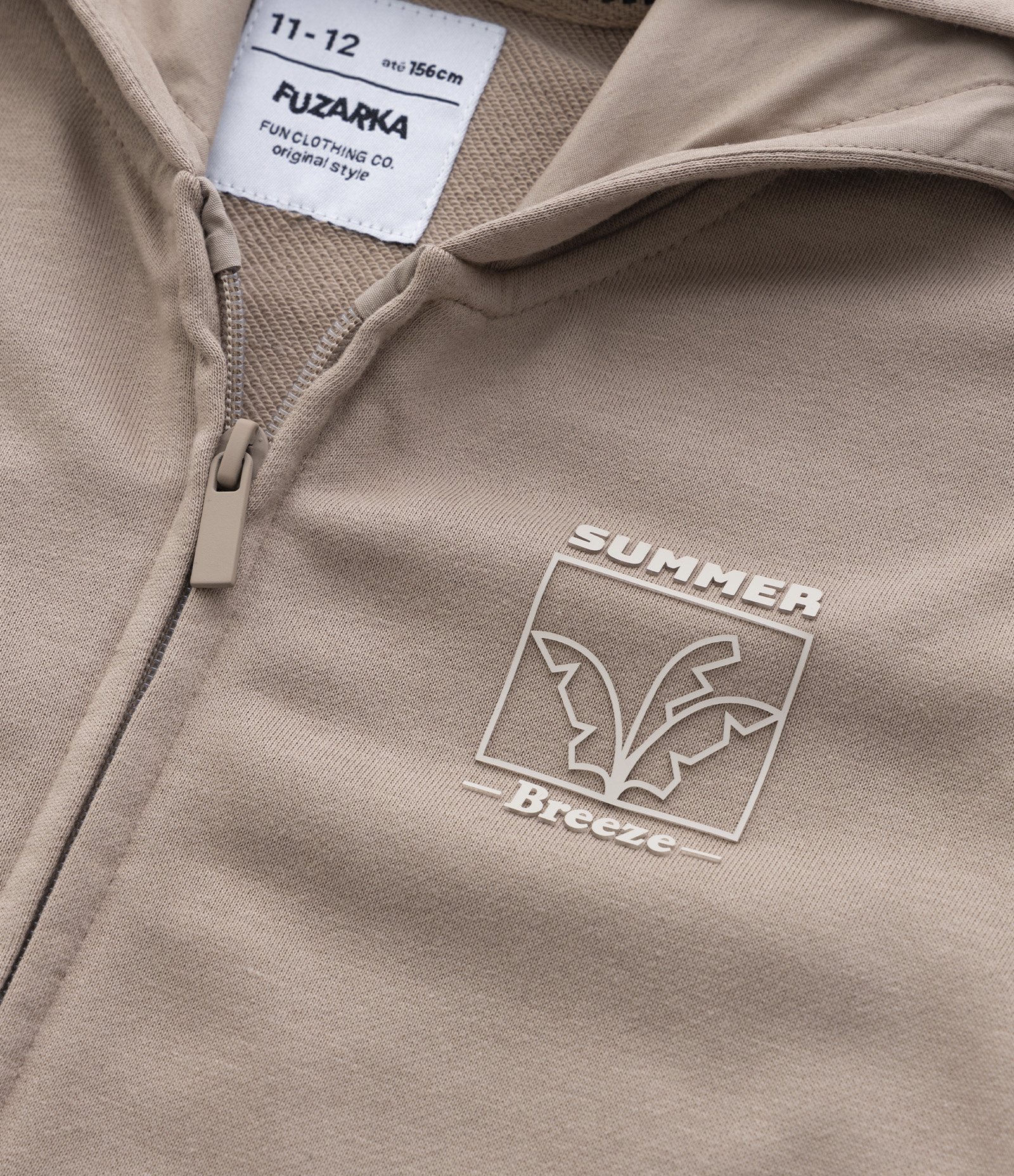 Jaqueta Infantil com Bolsos e Recortes - Tam 5 a 14 Anos Marrom 5