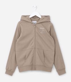 Jaqueta Infantil com Bolsos e Recortes - Tam 5 a 14 Anos