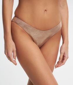 Biquíni Calcinha Asa Delta em Poliamida Metalizado