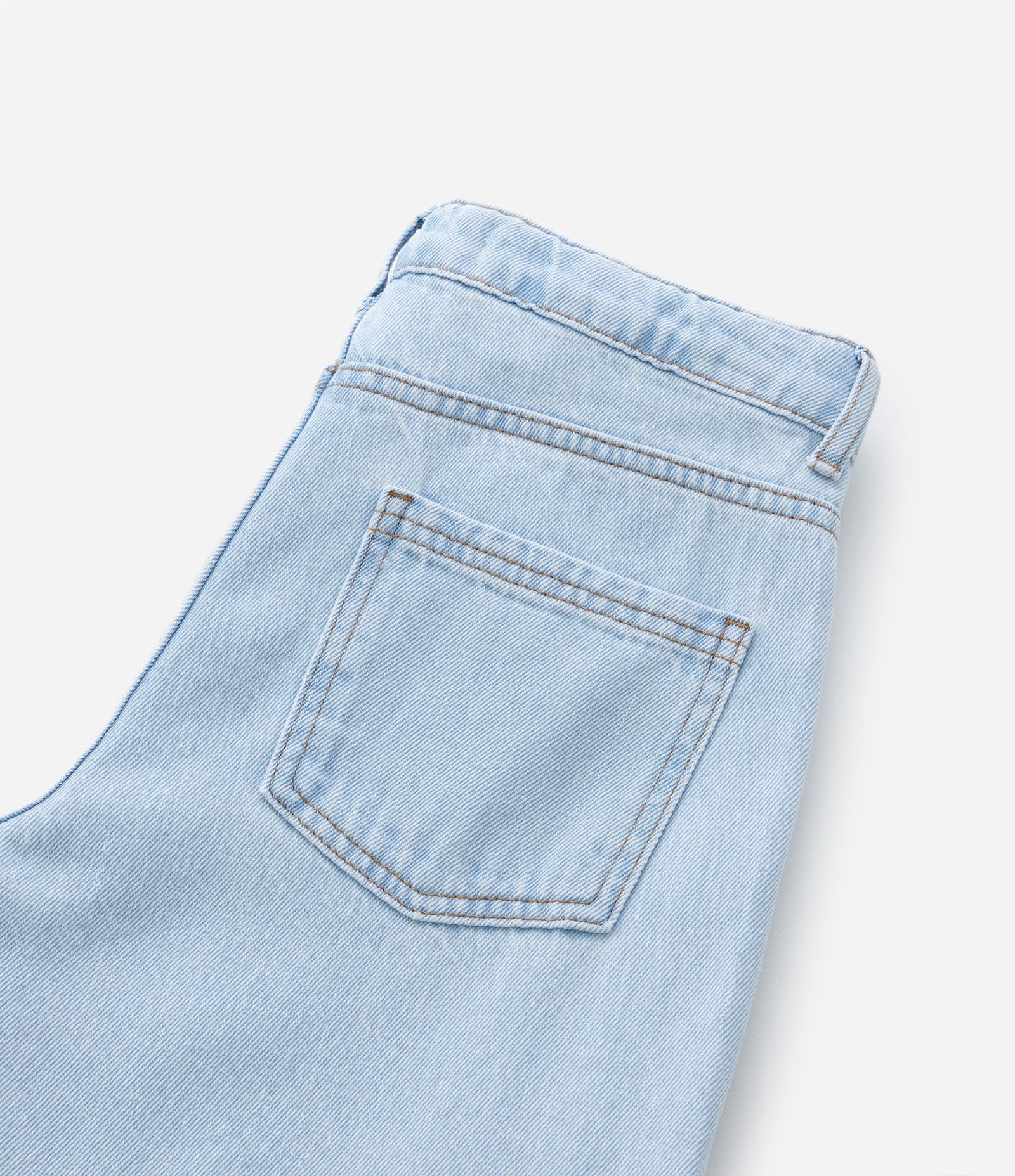 Calça Cargo Infantil Jeans - Tam 5 A 14 Anos Azul 4