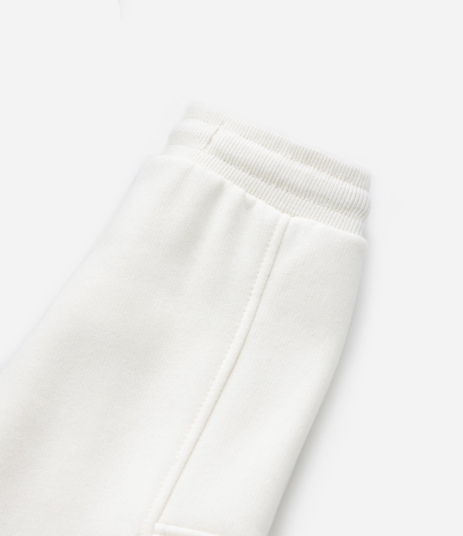 Calça Jogger Infantil em Moletom Quentinho - Tam 1 A 5 Anos Off White 4