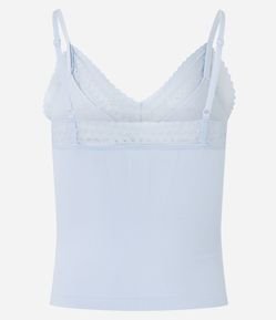 Camisete com Textura Canelada e Sem Costura