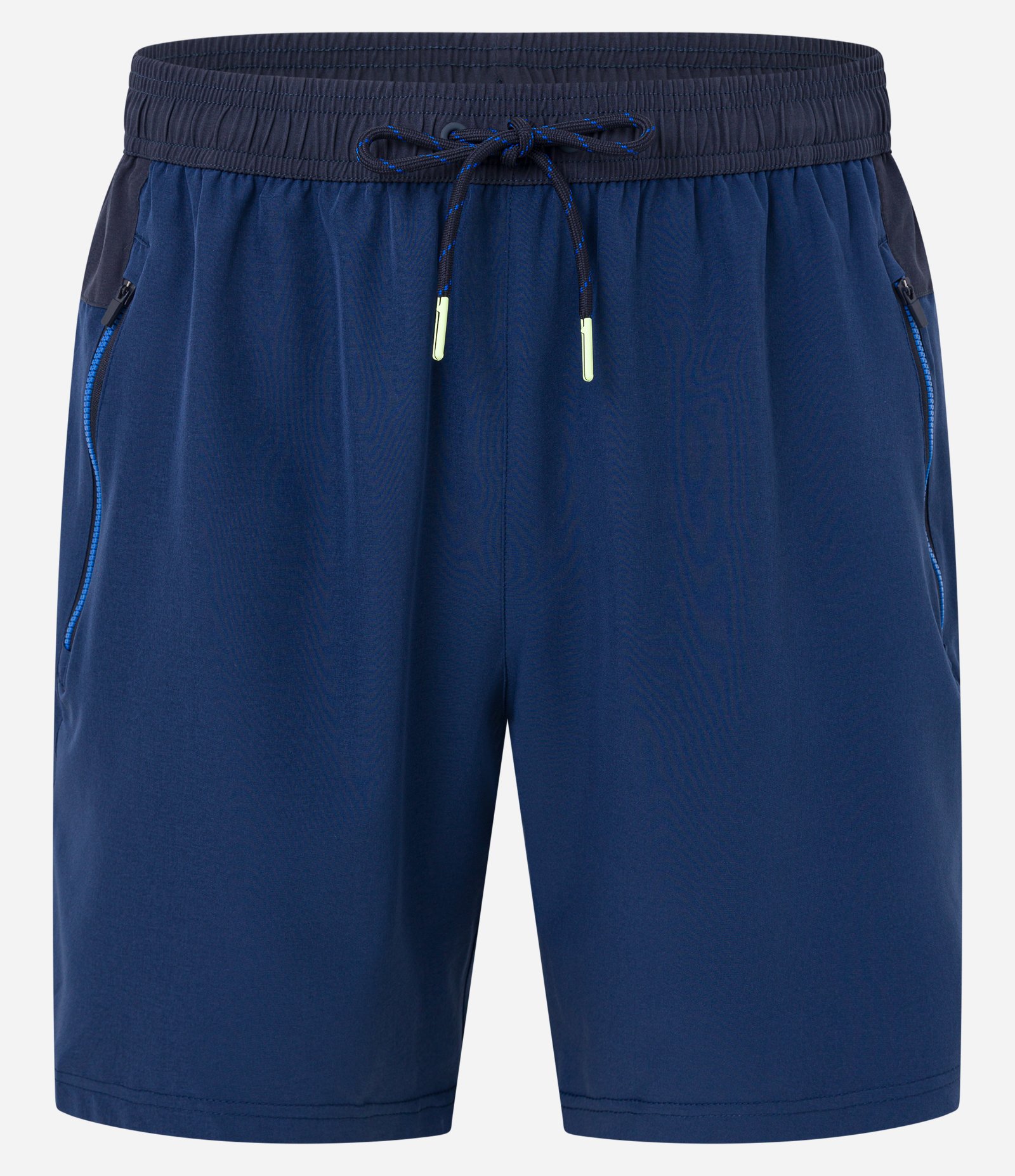 Bermuda Esportiva com Blocos de Cor e Bolsos com Zíper 6