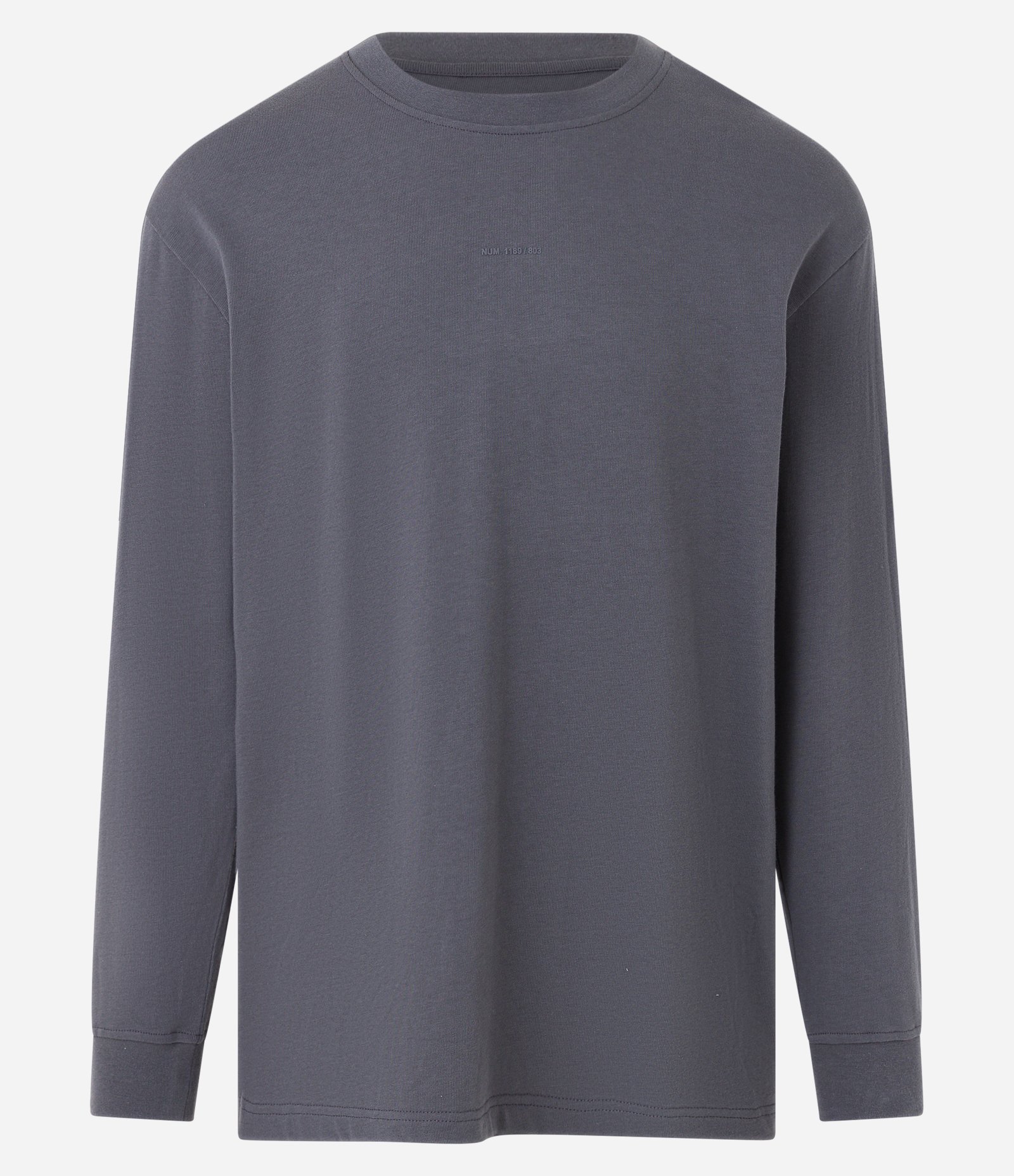 Camiseta Relaxed em Malhão com Estampa Mini Print Cinza 4