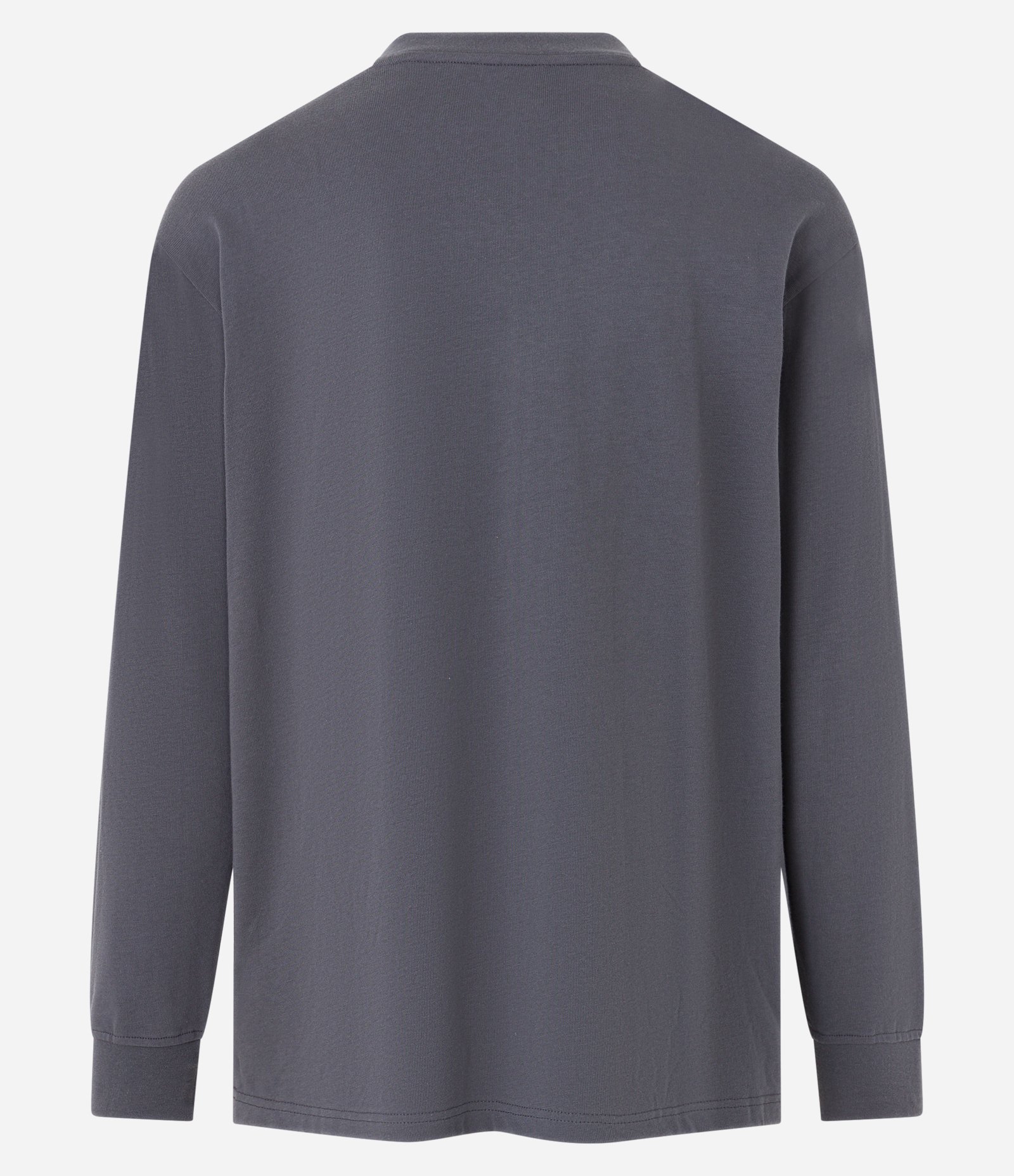 Camiseta Relaxed em Malhão com Estampa Mini Print Cinza 5