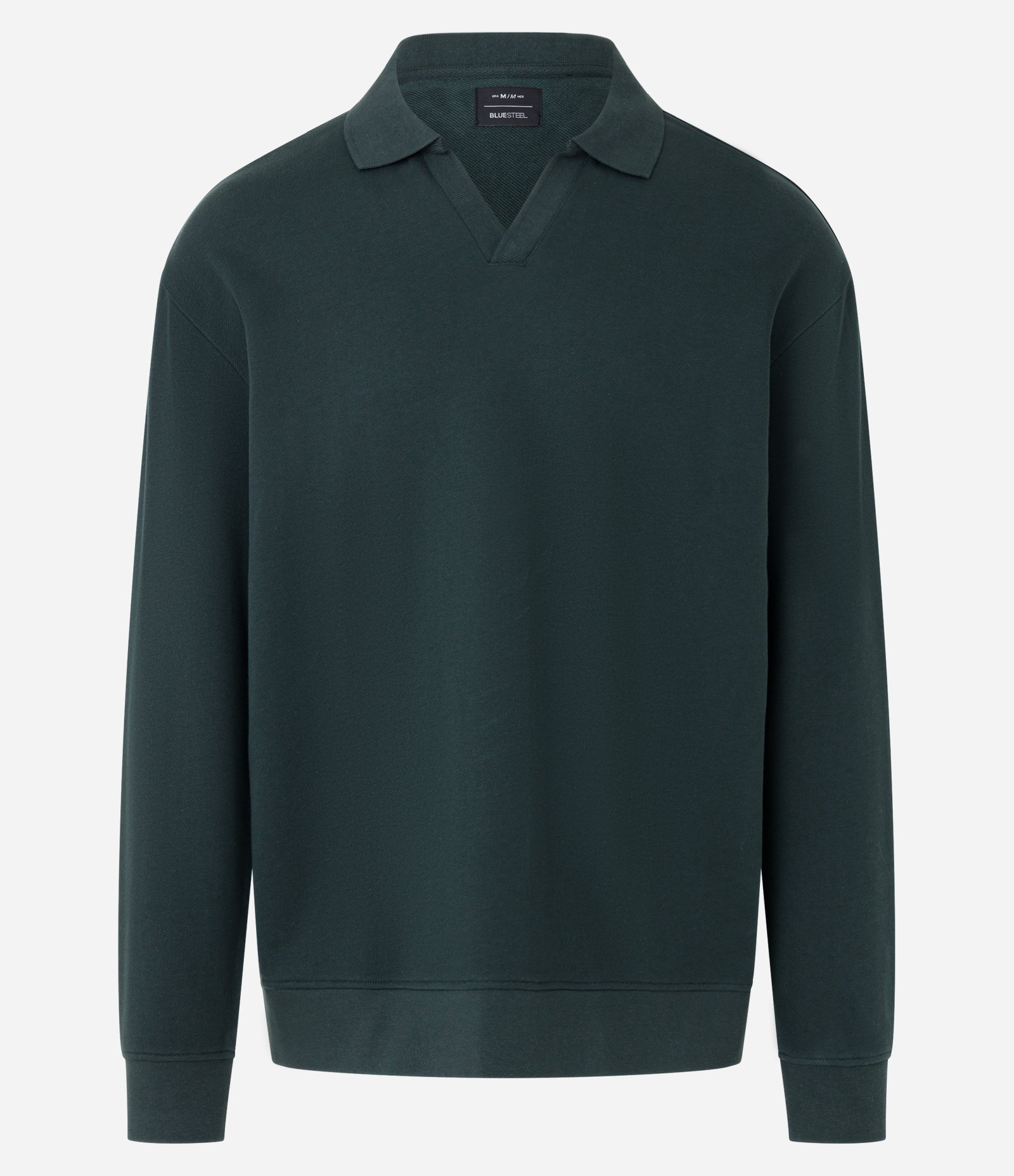 Camiseta Relaxed em Algodão com Gola Polo Verde 5