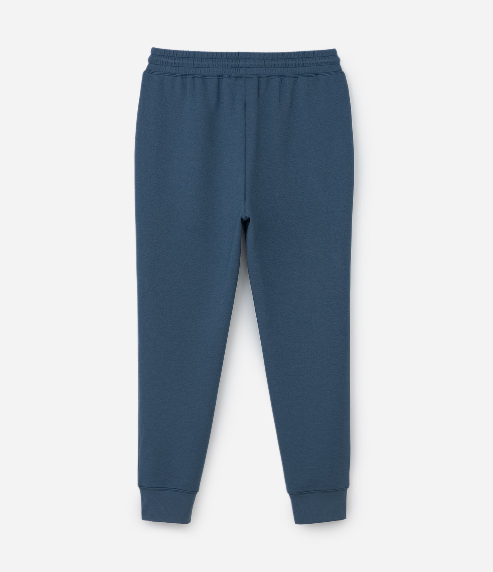 Calça Jogger Esportiva em Moletom Tecnológico Azul Médio 6
