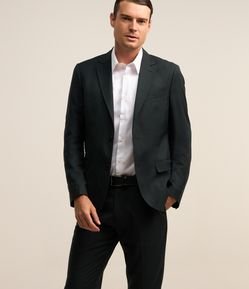 Paletó em Tricoline Textura Sarjado