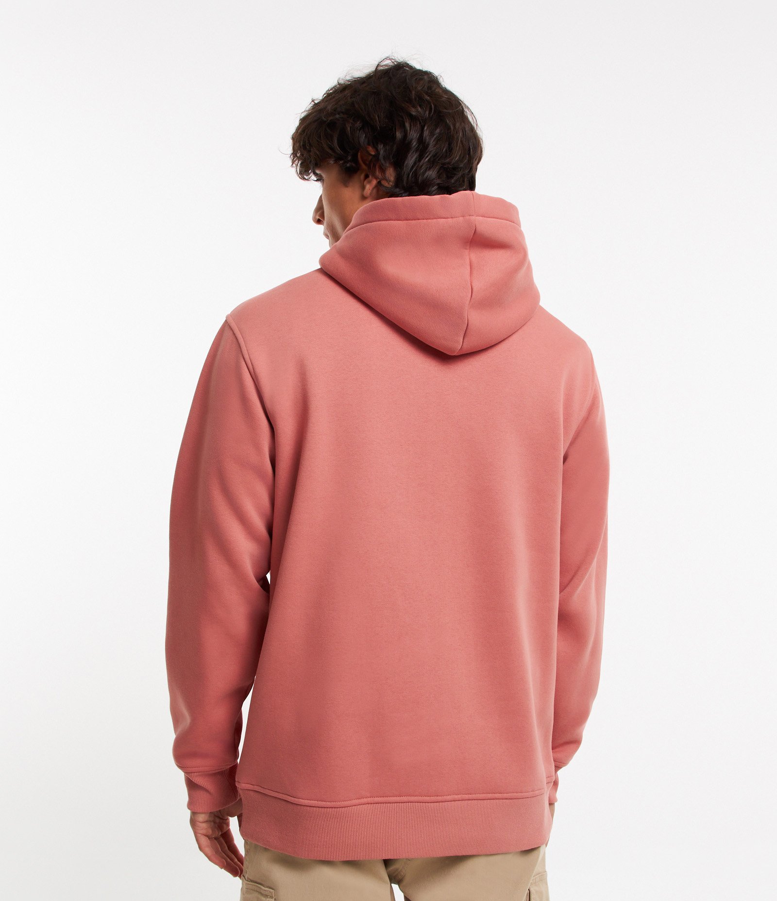 Blusão em Moletom Forro em Fleece e Lettering Pacific Ocean Rosa 4