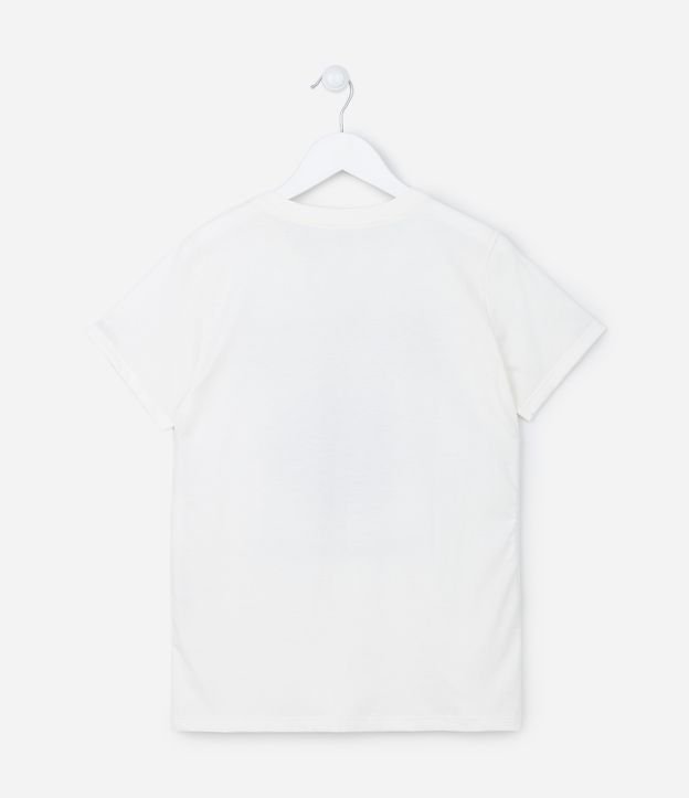 Camiseta Infantil com Estampa Nirvana - Tam 5 A 14 Anos Branco Neve 2