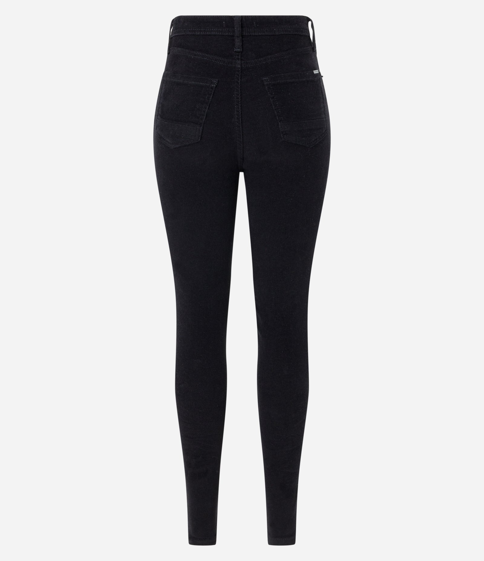 Calça Skinny em Veludo Cotelê Preto 7