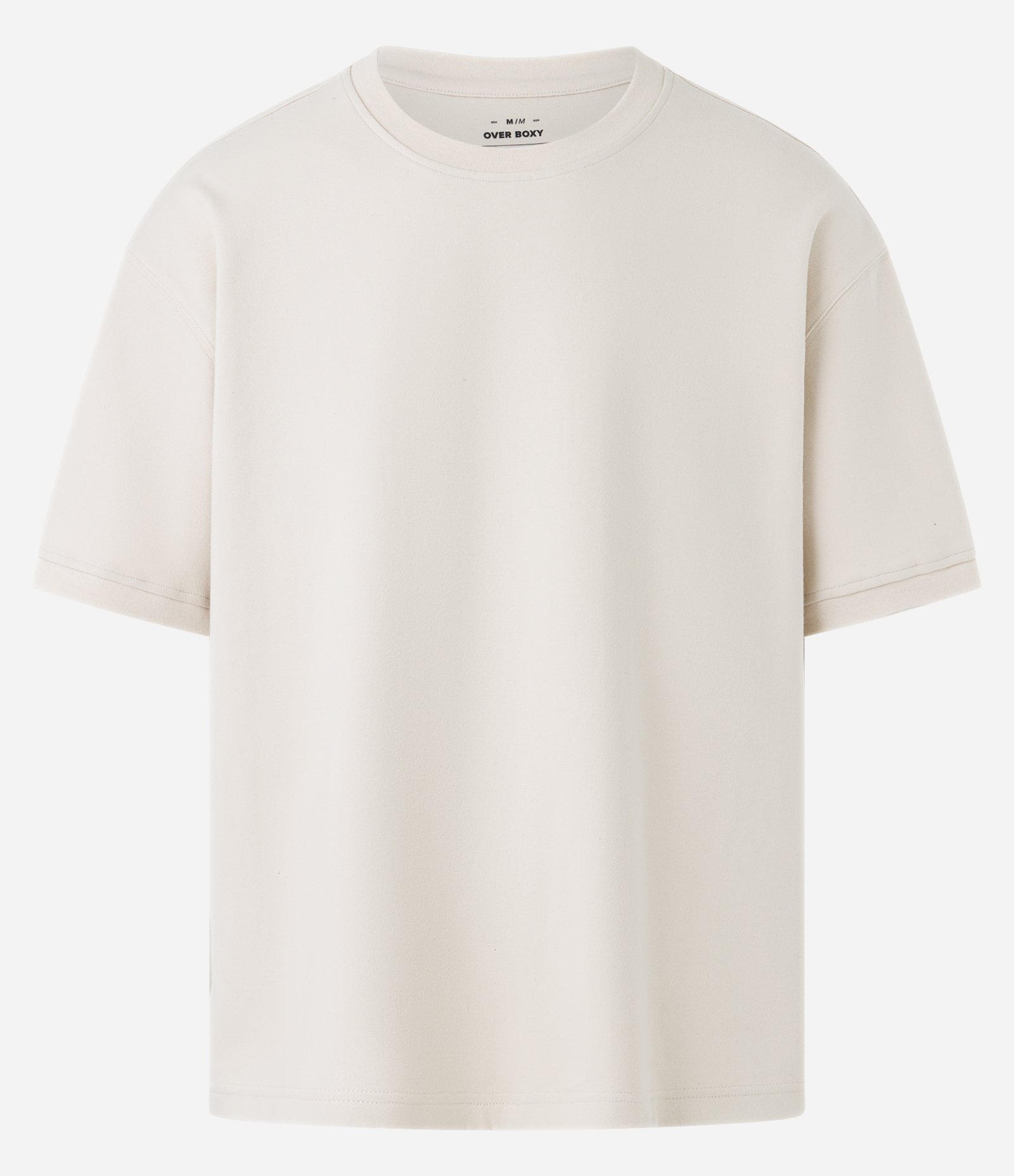 Camiseta Manga Curta em Moletinho Off White 5