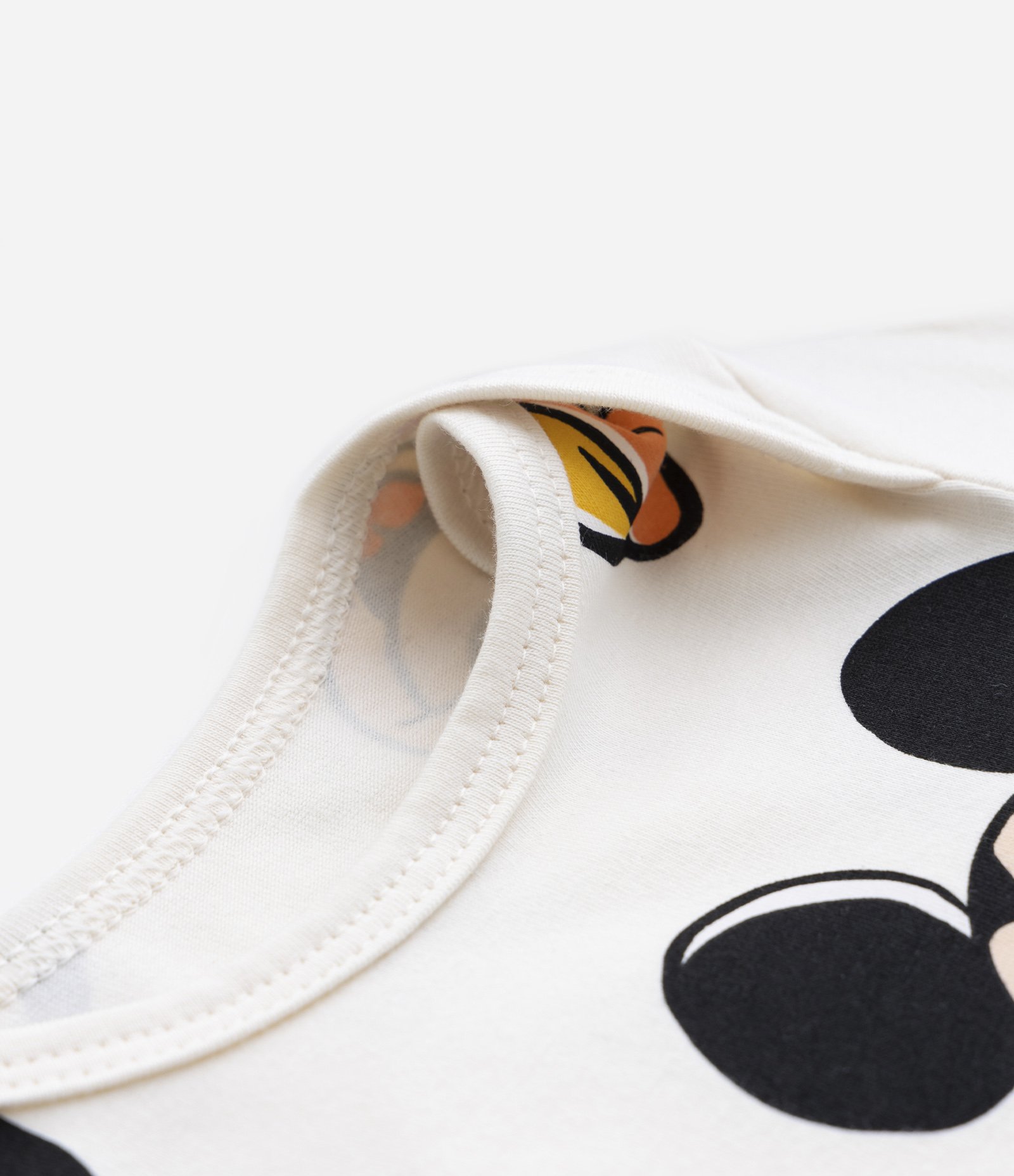 Body Infantil em Algodão Estampa Mickey e Amigos - Tam RN a 24 meses Off White 4