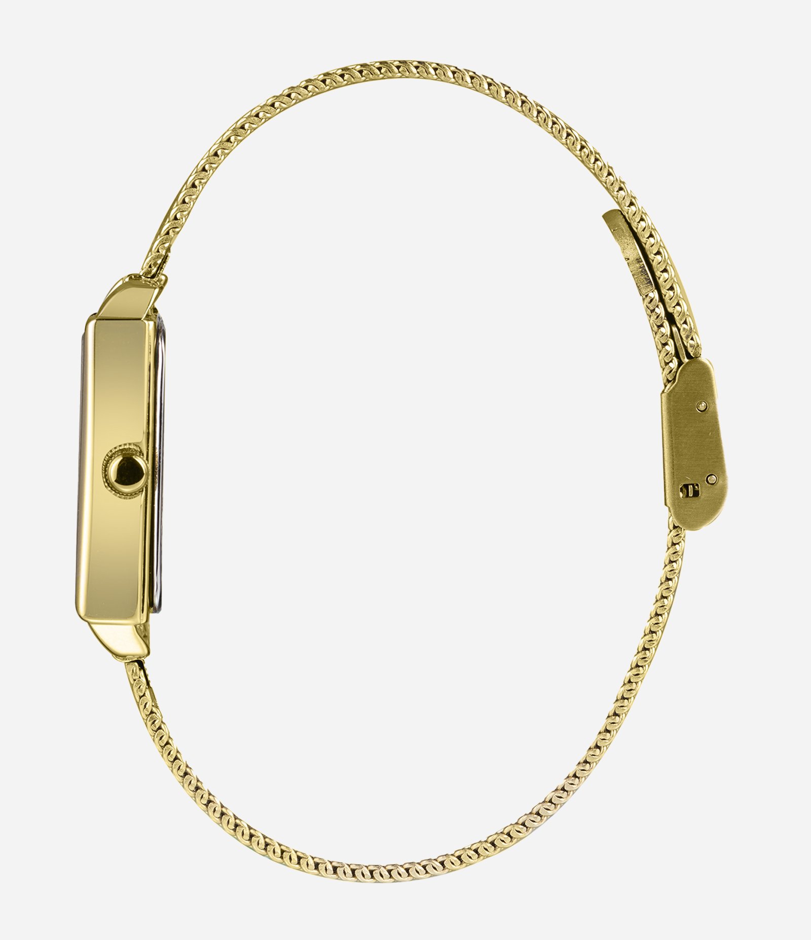 Relógio de Metal Lince Feminino Analógico com Caixa de Metal e Pulseira de Aço LQG4766L25 C1KX Dourado 2