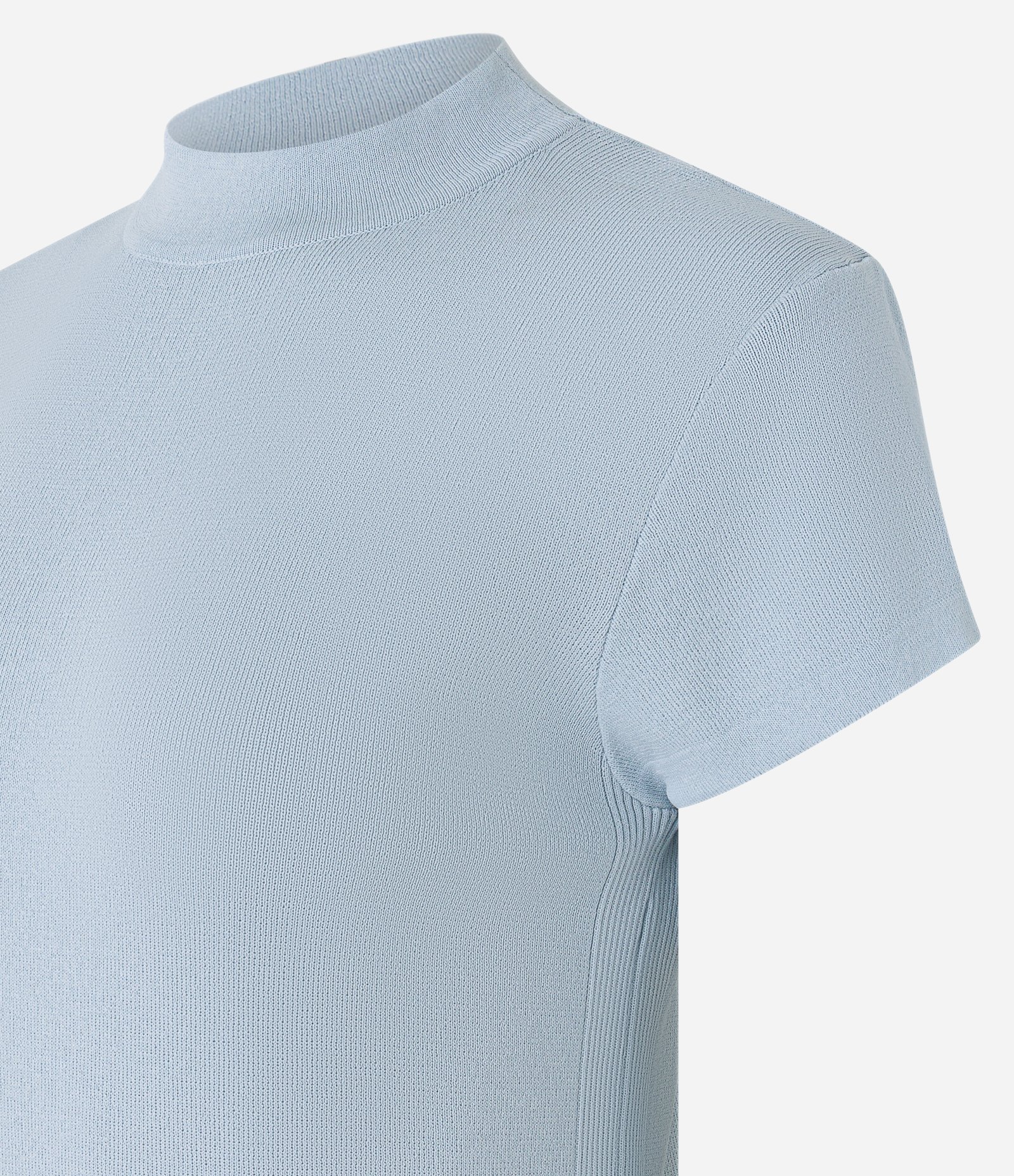 Blusa Canelada em Ribana com Gola Altinha 5