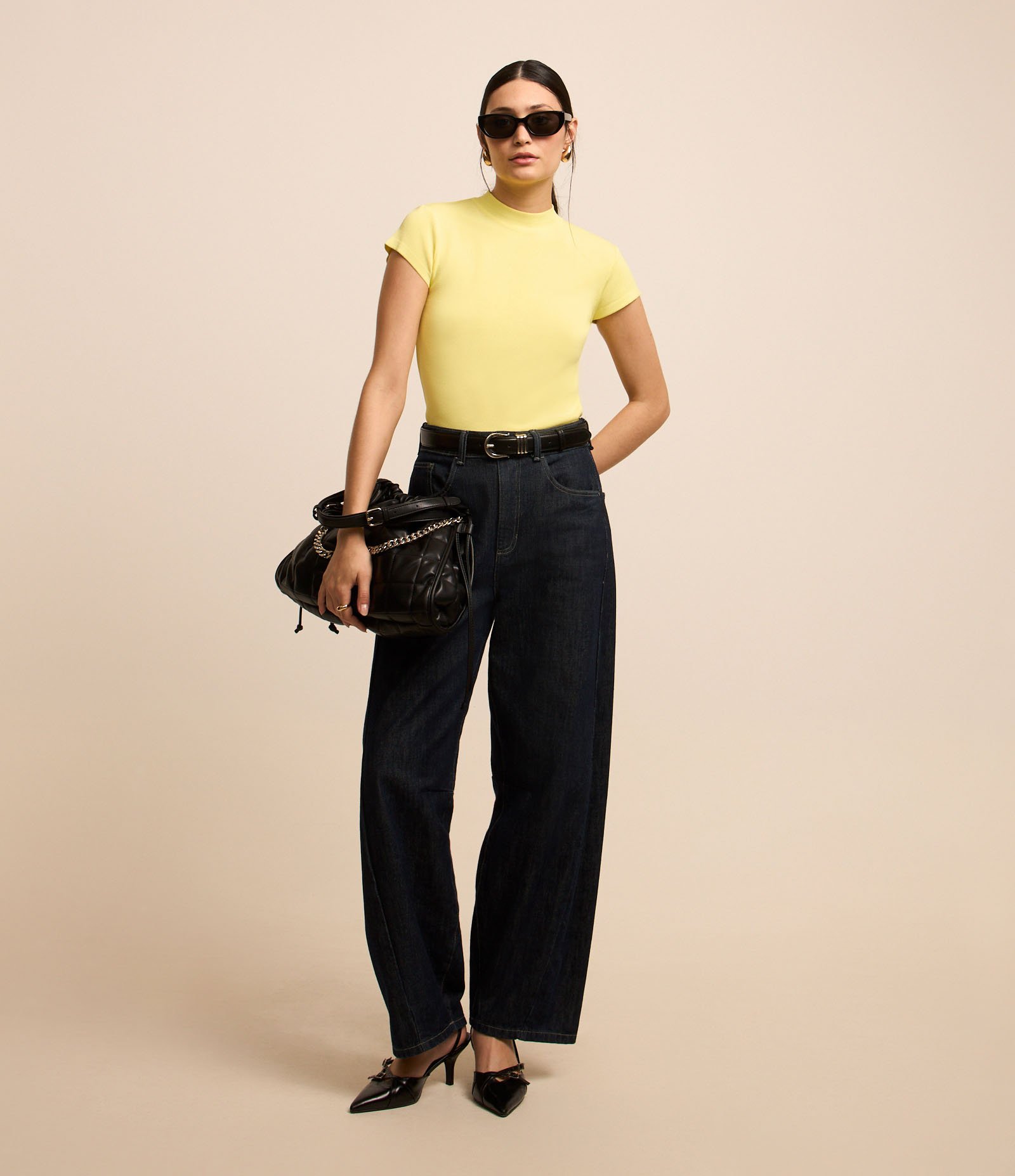 Blusa Canelada em Ribana com Gola Altinha 2