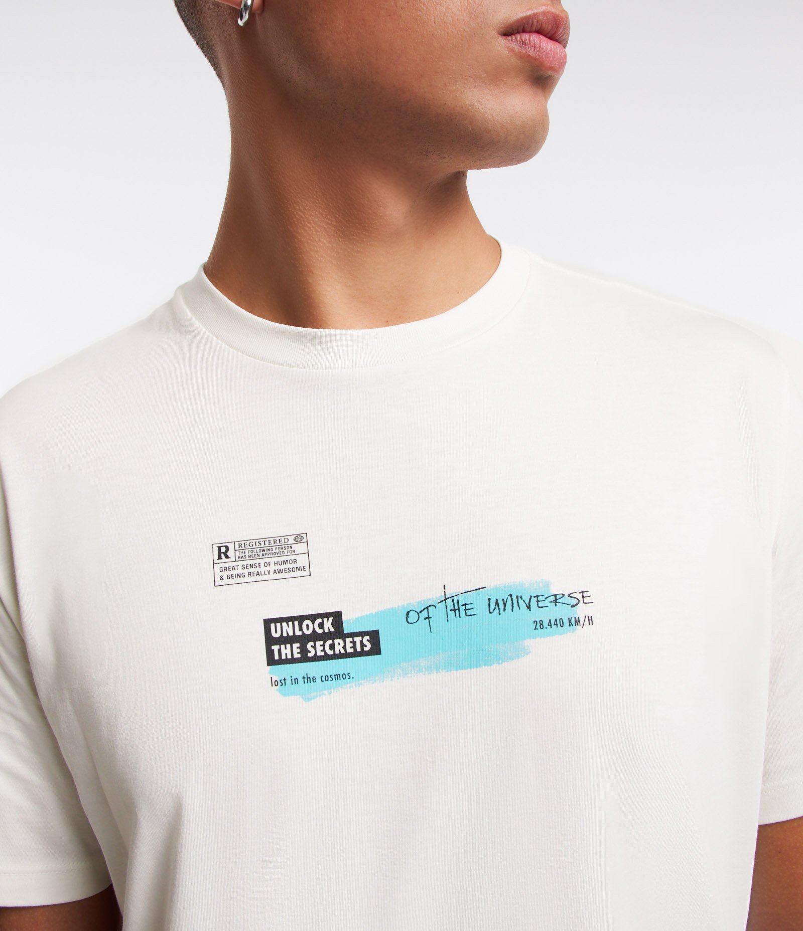Camiseta Comfort em Algodão Estampa Unlock The Secrets Off White 4