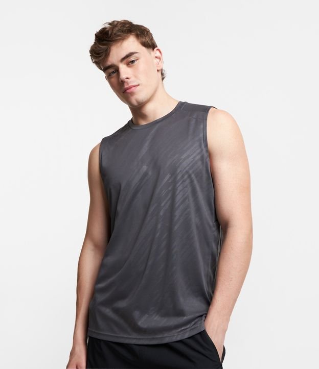 Regata Esportiva Dry Fit com Estampa Heatprint e Refletivos