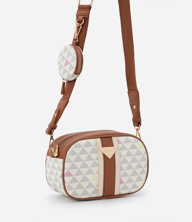 Bolsa Camera Bag com Alça de Gorgurão e Porta-Moedas