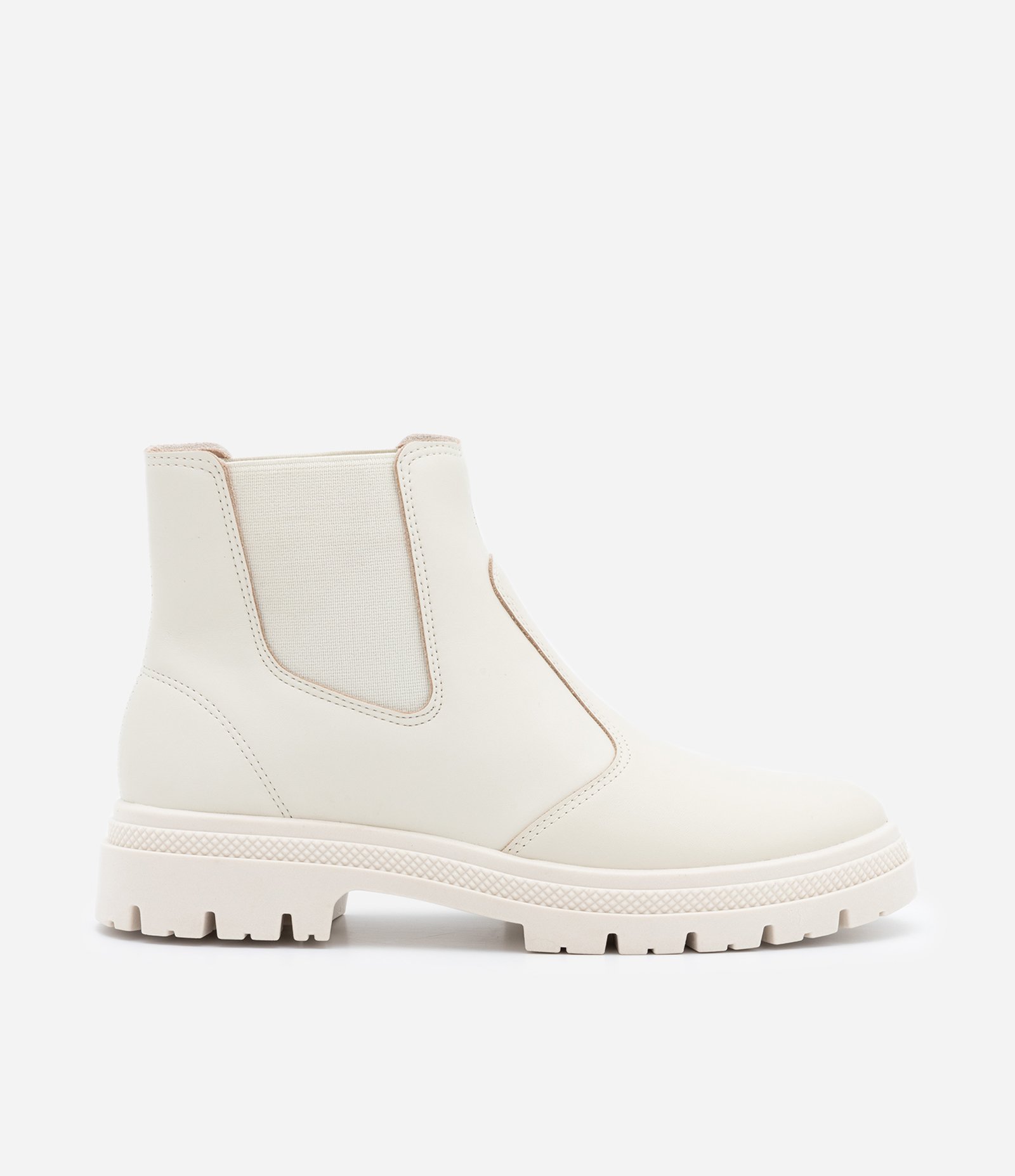 Bota Chelsea Tratorada Cano Curto Moleca Off White 1