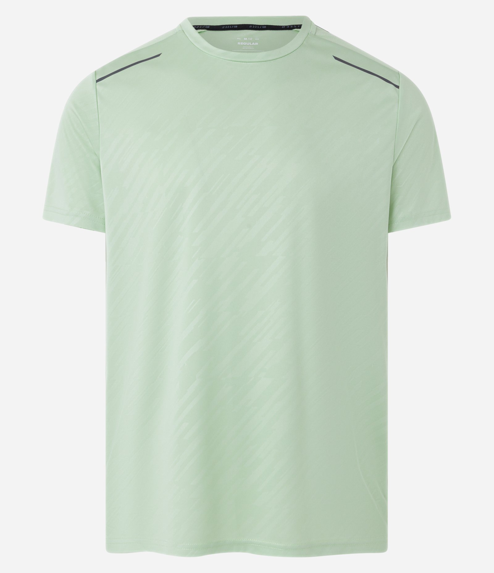 Camiseta Esportiva com Tecnologia Dry com Estampa Heatprint e Refletivos Verde 5