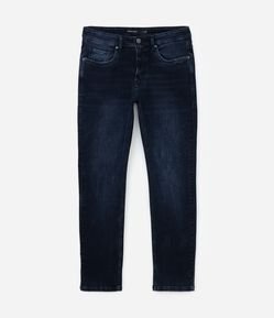 Calça Básica em Jeans com Bolsos