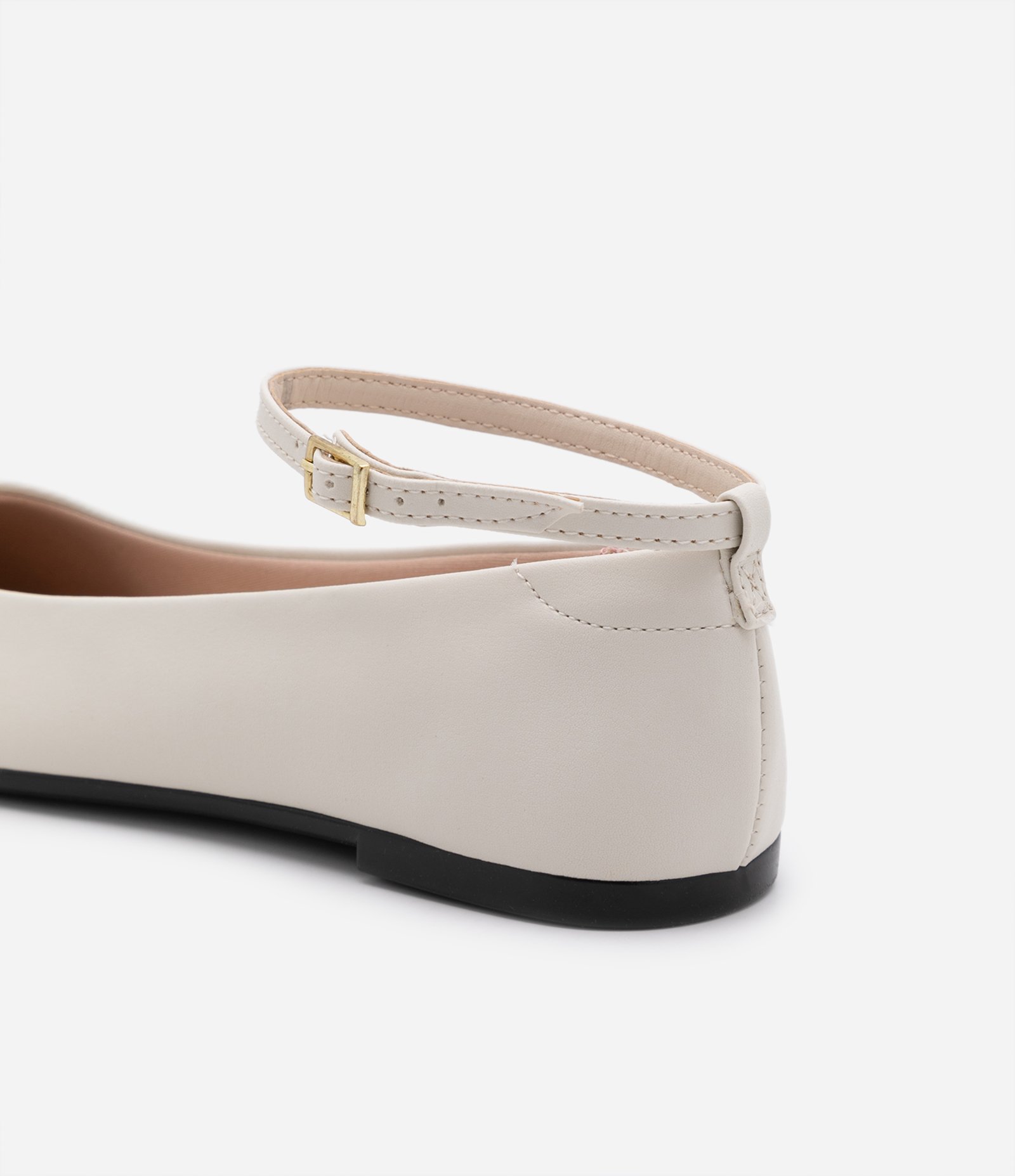 Sapatilha Comfort com Biqueira e Tornozeleira Moleca Off White 4