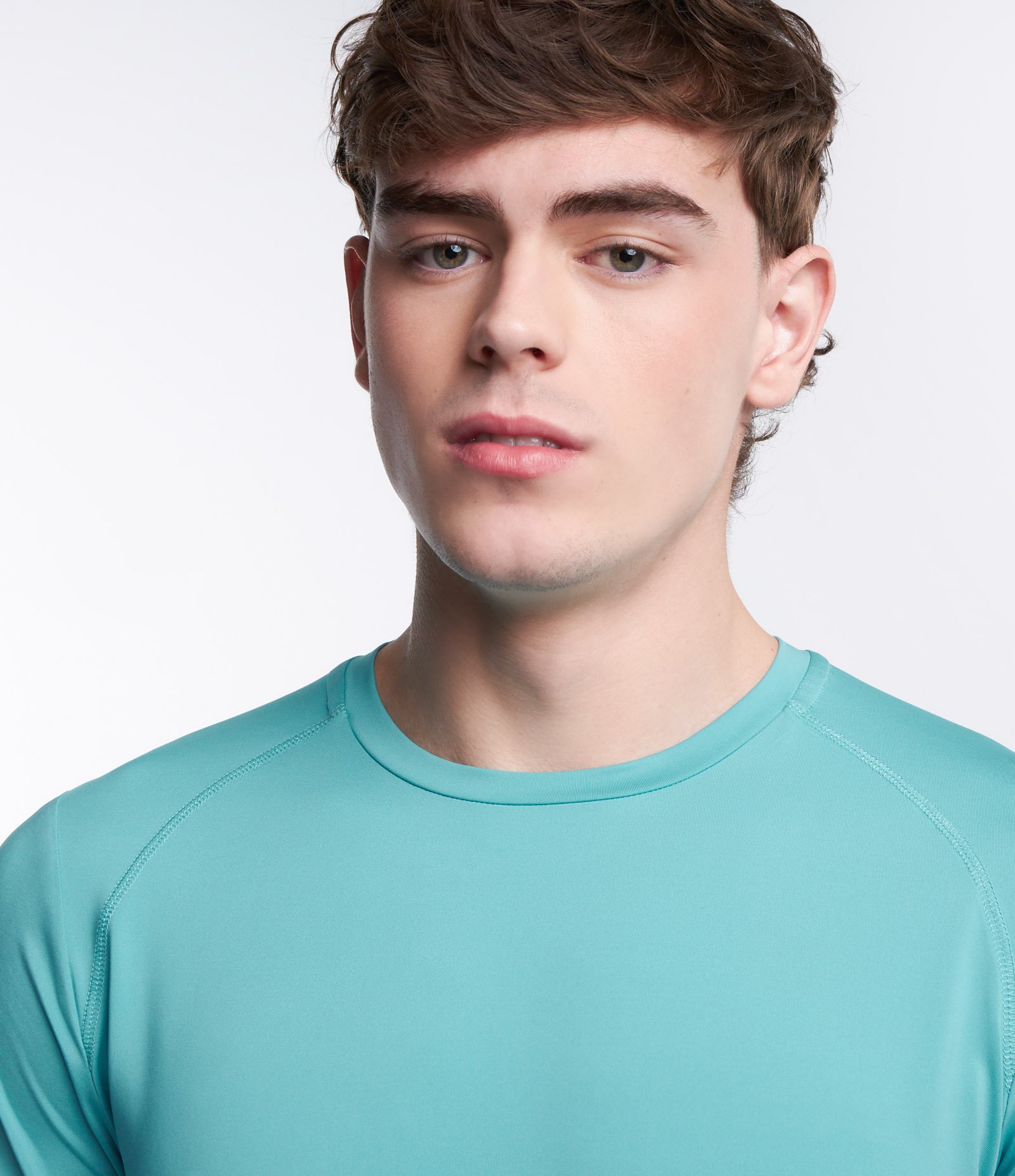 Camiseta Esportiva Tecnologia Dry com Costura na Cava Verde 3