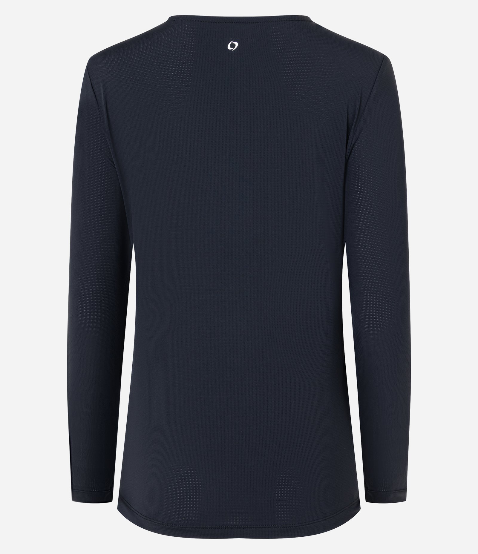 Camiseta Esportiva Ajustada em Poliamida com Detalhe Reflexivo Preto 7