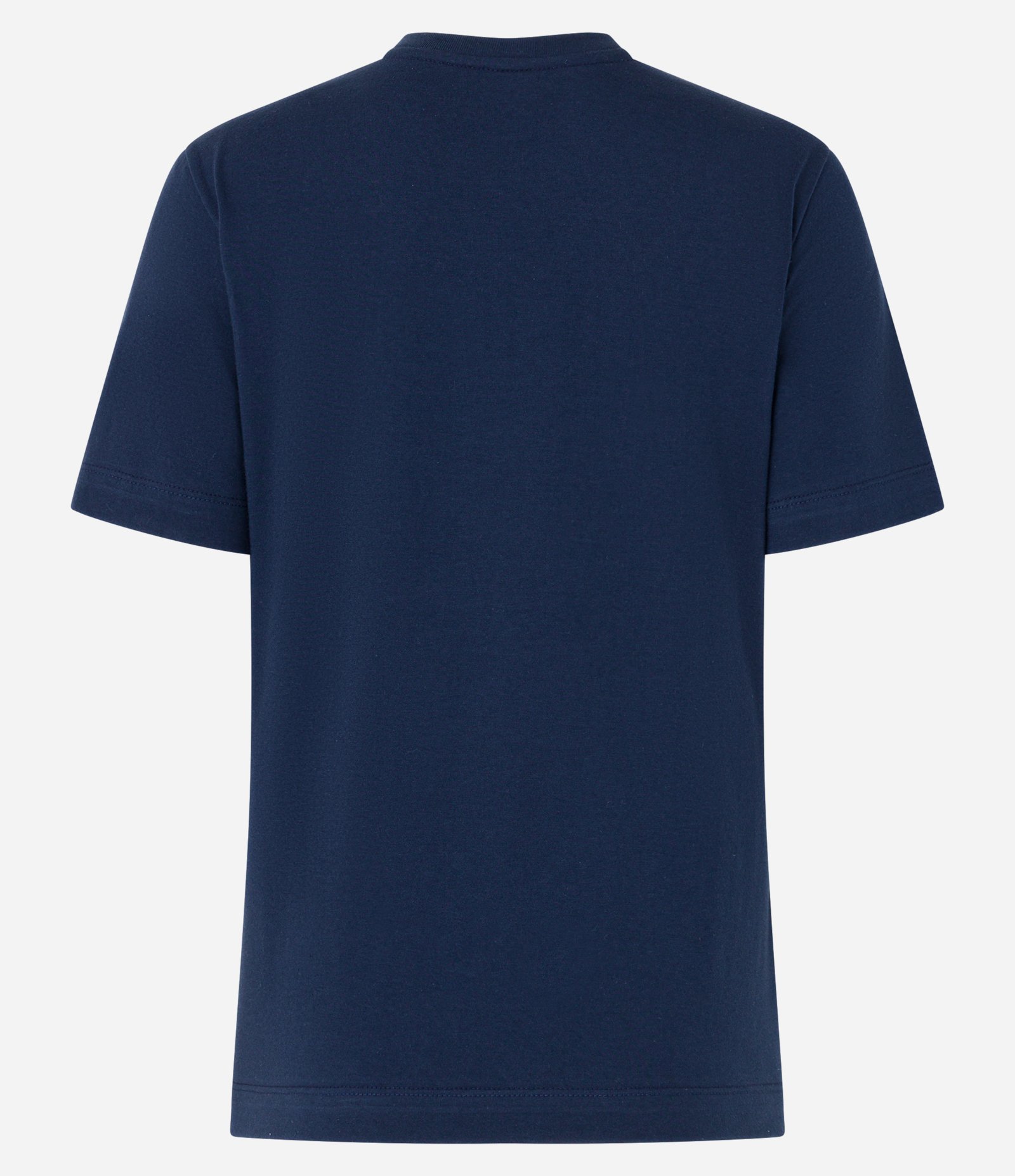 Camiseta em Algodão com Corações em Strass na Gola Azul 6