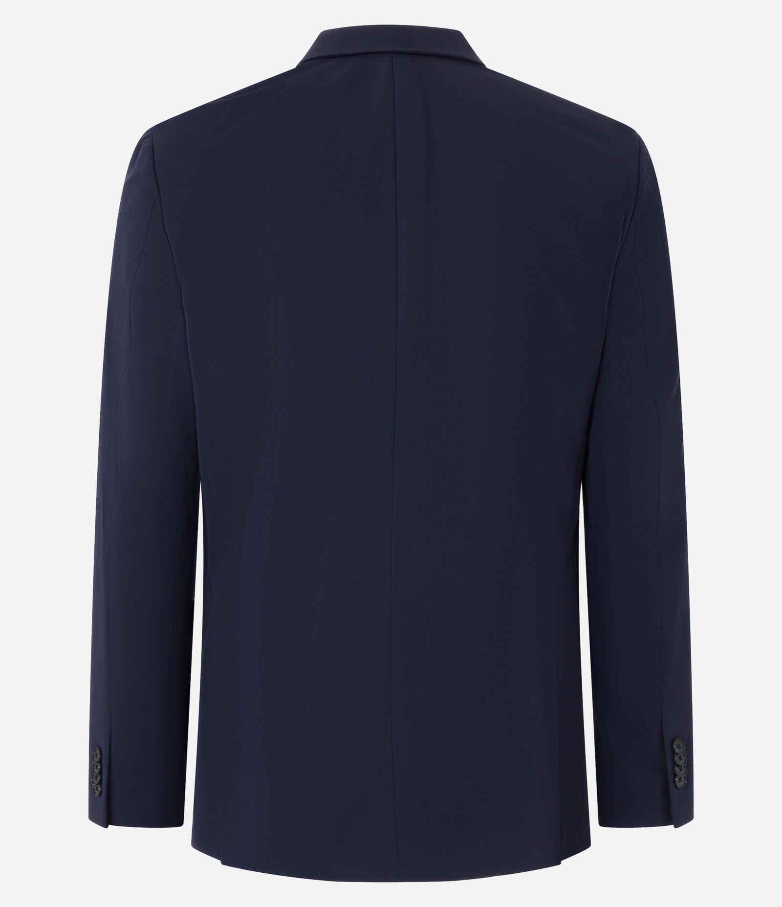 Paletó Social em Tricoline com Abotoamento Frontal Azul Marinho 7